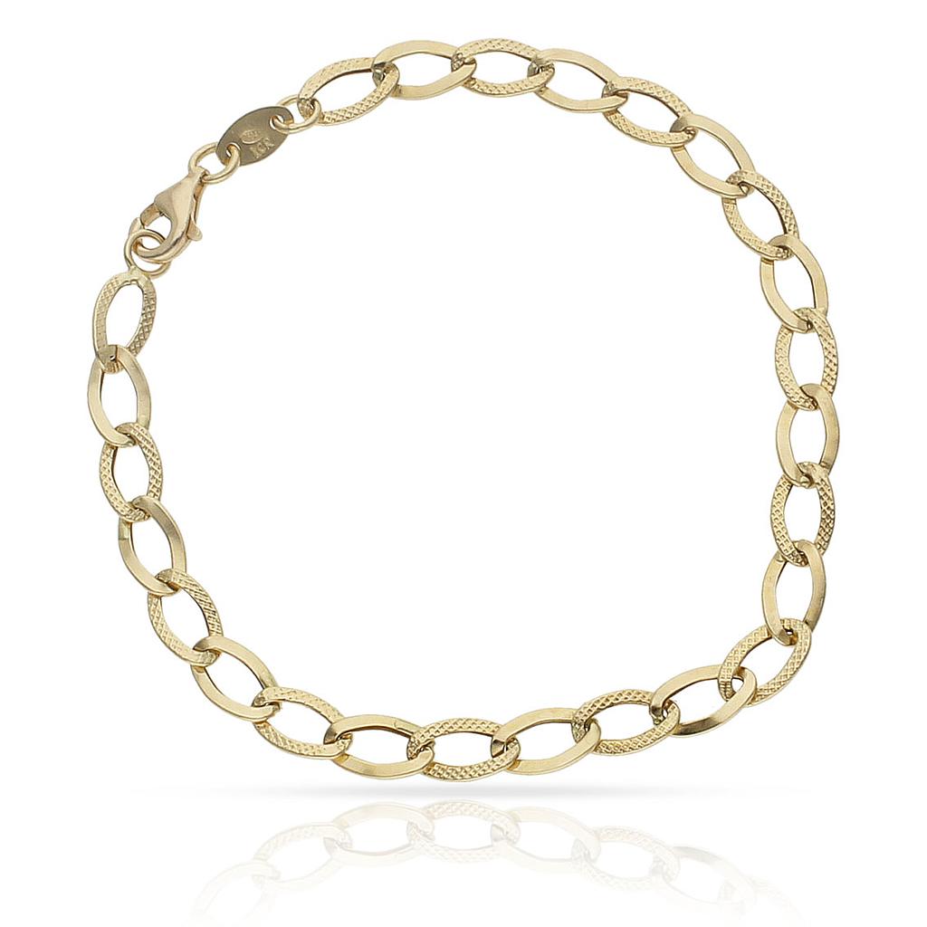 PULSERA ORO 18KL HUECA - Peso: 3.00 gr 