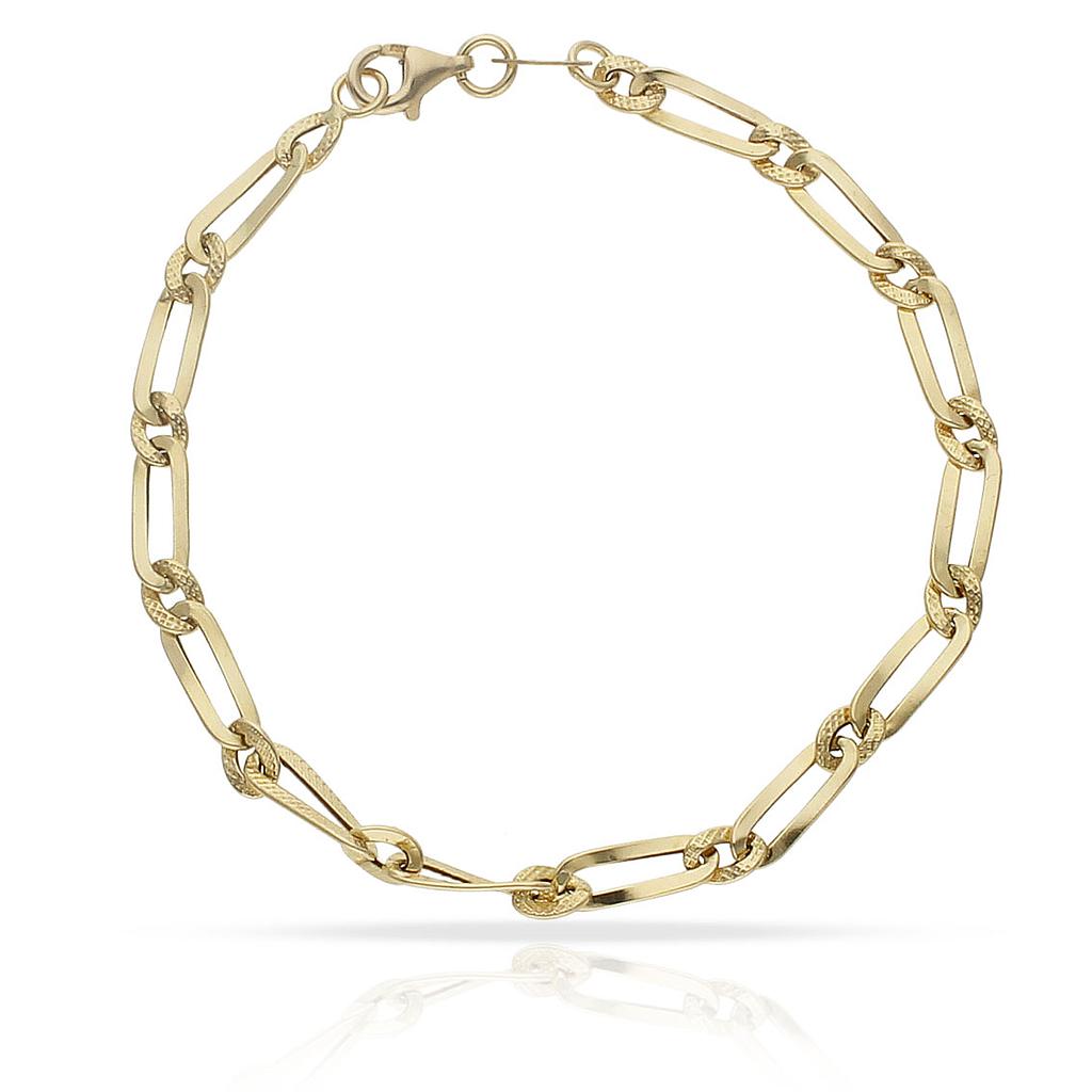 PULSERA ORO 18KL HUECA - Peso: 3.20 gr 