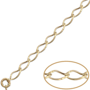 PULSERA ORO 18KL HUECA - Peso: 4.90 gr 