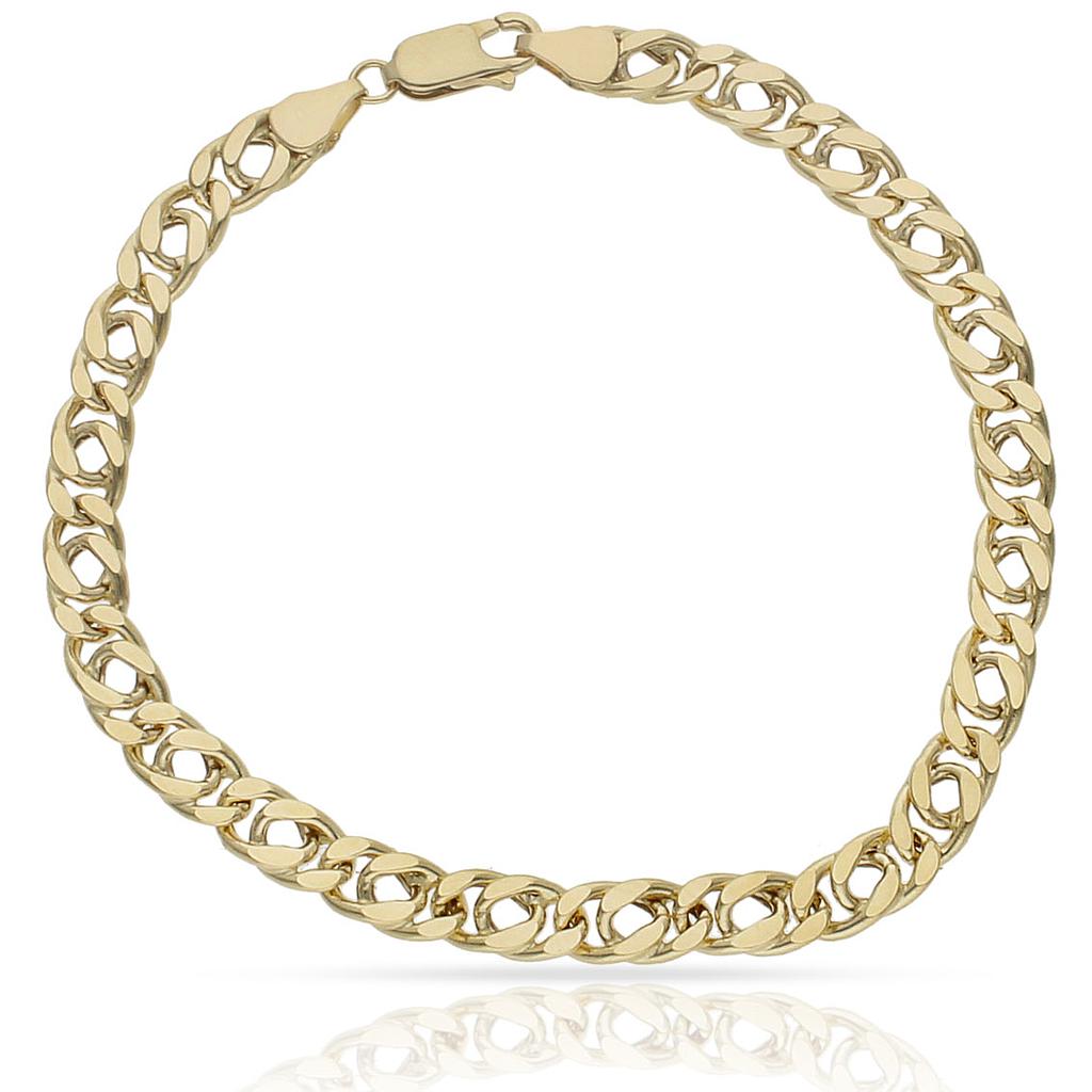 PULSERA ORO 18KL HUECA - Peso: 6.95 gr 