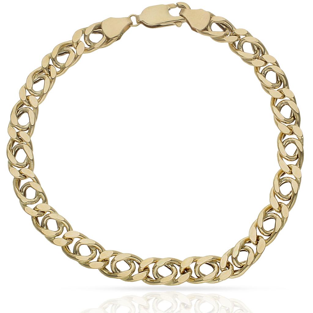 PULSERA ORO 18KL HUECA - Peso: 8.50 gr 