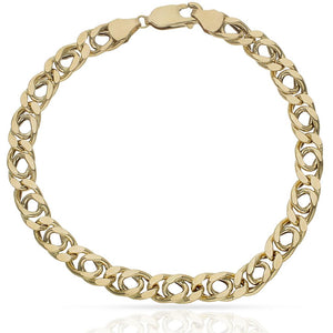 PULSERA ORO 18KL HUECA - Peso: 8.50 gr 
