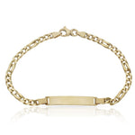 PULSERA ORO 18KL HUECA PLACA - Peso: 5.10 gr 