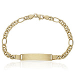 PULSERA ORO 18KL HUECA PLACA - Peso: 7.75 gr 