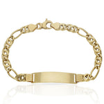 PULSERA ORO 18KL HUECA PLACA - Peso: 9.55 gr 