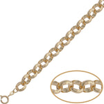 PULSERA ORO 18KL HUECA ROLOT - 9MM - Peso: 6.80 gr 