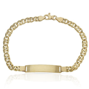 PULSERA ORO 18KL HUECO PLACA - Peso: 8.10 gr 