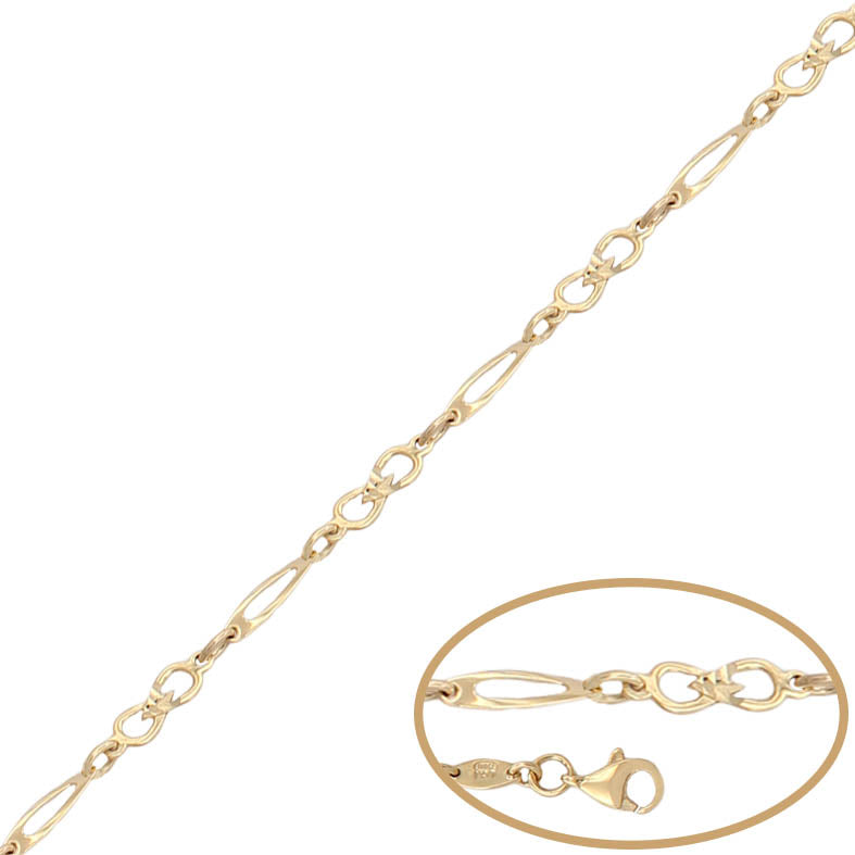 PULSERA ORO 18KL INFINITO - Peso: 2.90 gr 