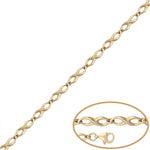 PULSERA ORO 18KL INFINITOS - Peso: 3.60 gr 