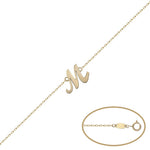 PULSERA ORO 18KL LETRA INGLESA - Abecedario: L 
