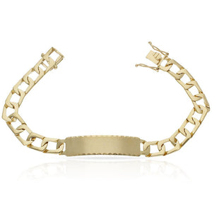 PULSERA ORO 18KL MACIZA PLACA - Peso: 43.75 gr 