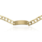 PULSERA ORO 18KL MACIZA PLACA - Peso: 81.75 gr 