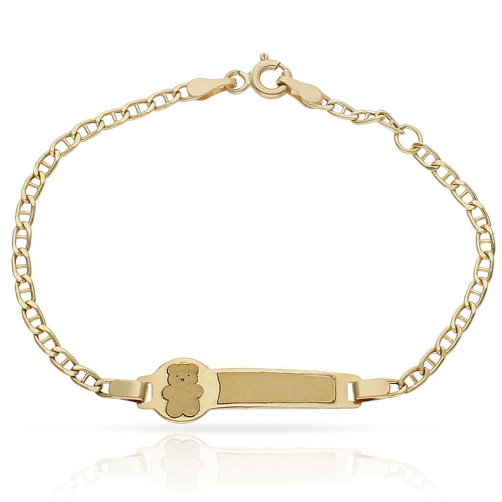 PULSERA ORO 18KL OSO ANCLA - Peso: 2.30 gr 