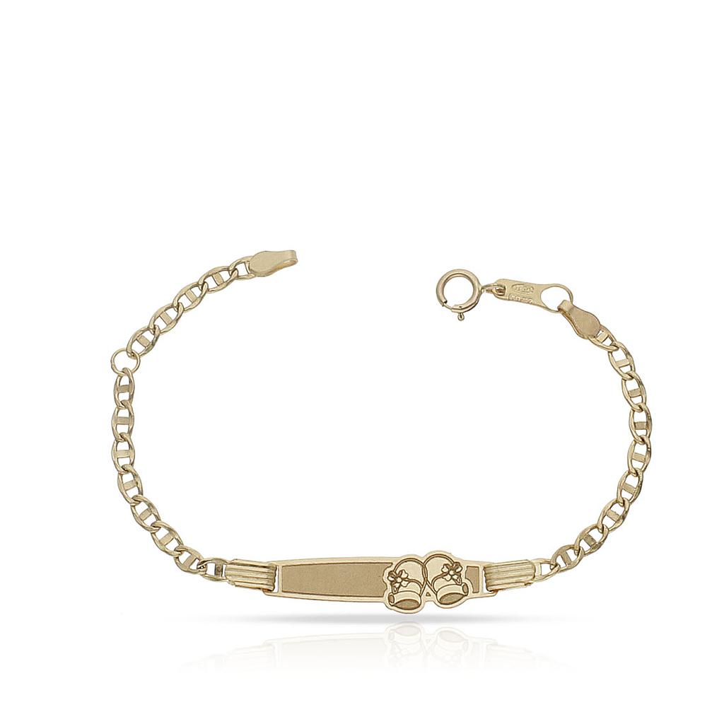PULSERA ORO 18KL PATUCOS - 13.50CM - Peso: 1.60 gr 