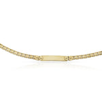 PULSERA ORO 18KL PLACA - Peso: 10.40 gr 