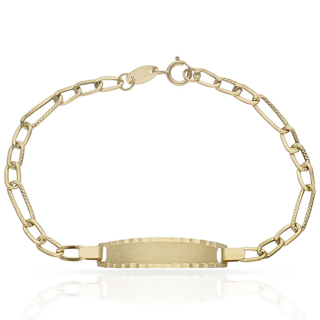 PULSERA ORO 18KL PLACA - Peso: 2.05 gr 