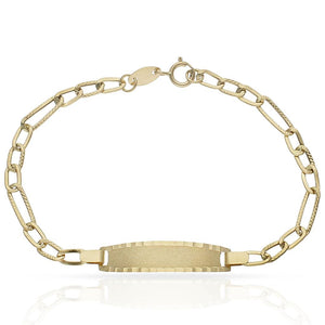 PULSERA ORO 18KL PLACA - Peso: 2.05 gr 