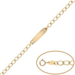 PULSERA ORO 18KL PLACA - Peso: 2.15 gr 