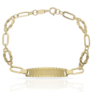PULSERA ORO 18KL PLACA - Peso: 2.50 gr 