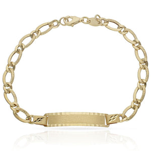 PULSERA ORO 18KL PLACA - Peso: 3.90 gr 
