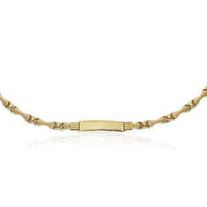 PULSERA ORO 18KL PLACA - Peso: 5.70 gr 