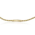 PULSERA ORO 18KL PLACA - Peso: 5.80 gr 