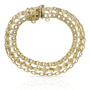 PULSERA ORO 18KL PRINCESA - 11MM - Peso: 16.30 gr 