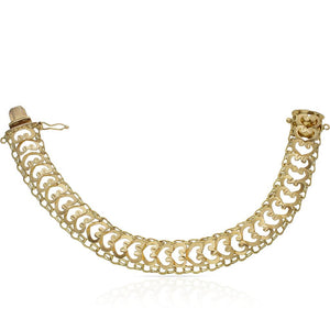 PULSERA ORO 18KL PRINCESA - 14MM - Peso: 19.00 gr 