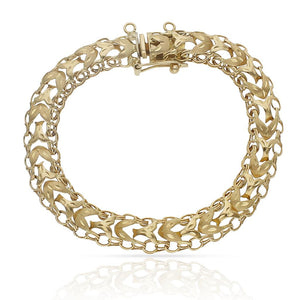 PULSERA ORO 18KL PRINCESA - 9MM - Peso: 11.30 gr 