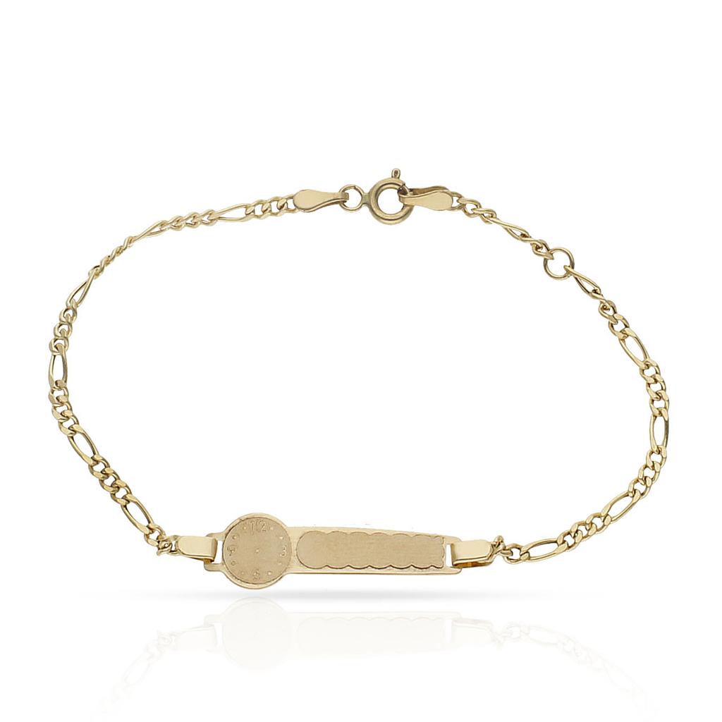 PULSERA ORO 18KL RELOJ 3x1 - Peso: 2.30 gr 