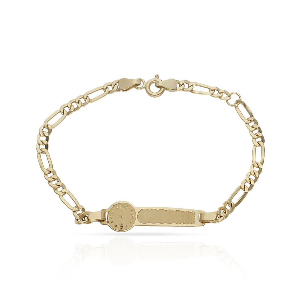 PULSERA ORO 18KL RELOJ 3x1 - Peso: 2.65 gr 