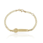 PULSERA ORO 18KL RELOJ ANCLA TALLADA - Peso: 2.30 gr 