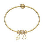 PULSERA ORO 18KL RIGIDA - MANO DE FATIMA