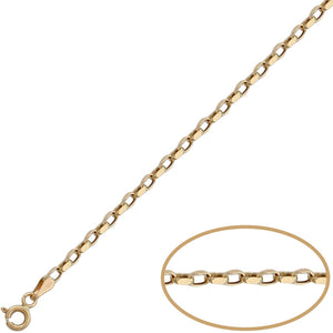 PULSERA ORO 18KL ROLOT ALARGADO - 2.50MM - Peso: 1.65 gr 