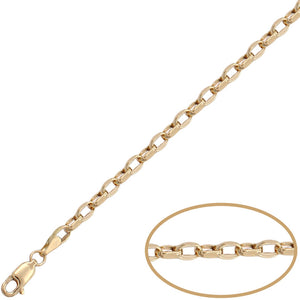 PULSERA ORO 18KL ROLOT ALARGADO - 3.50MM - Peso: 2.70 gr 