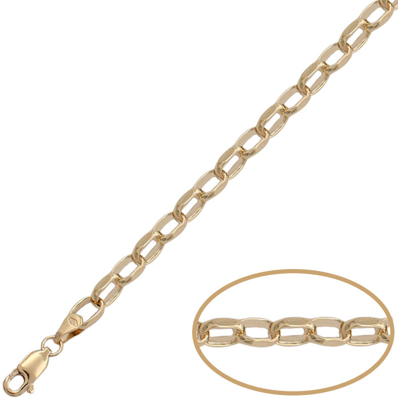 PULSERA ORO 18KL ROLOT ALARGADO - 4.50MM - Peso: 4.20 gr 