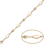 PULSERA ORO 18KL ROMBOS - Peso: 3.75 gr 