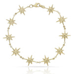 PULSERA ORO 18KL ROSA DE LOS VIENTOS - 12MM - Peso: 4.40 gr 
