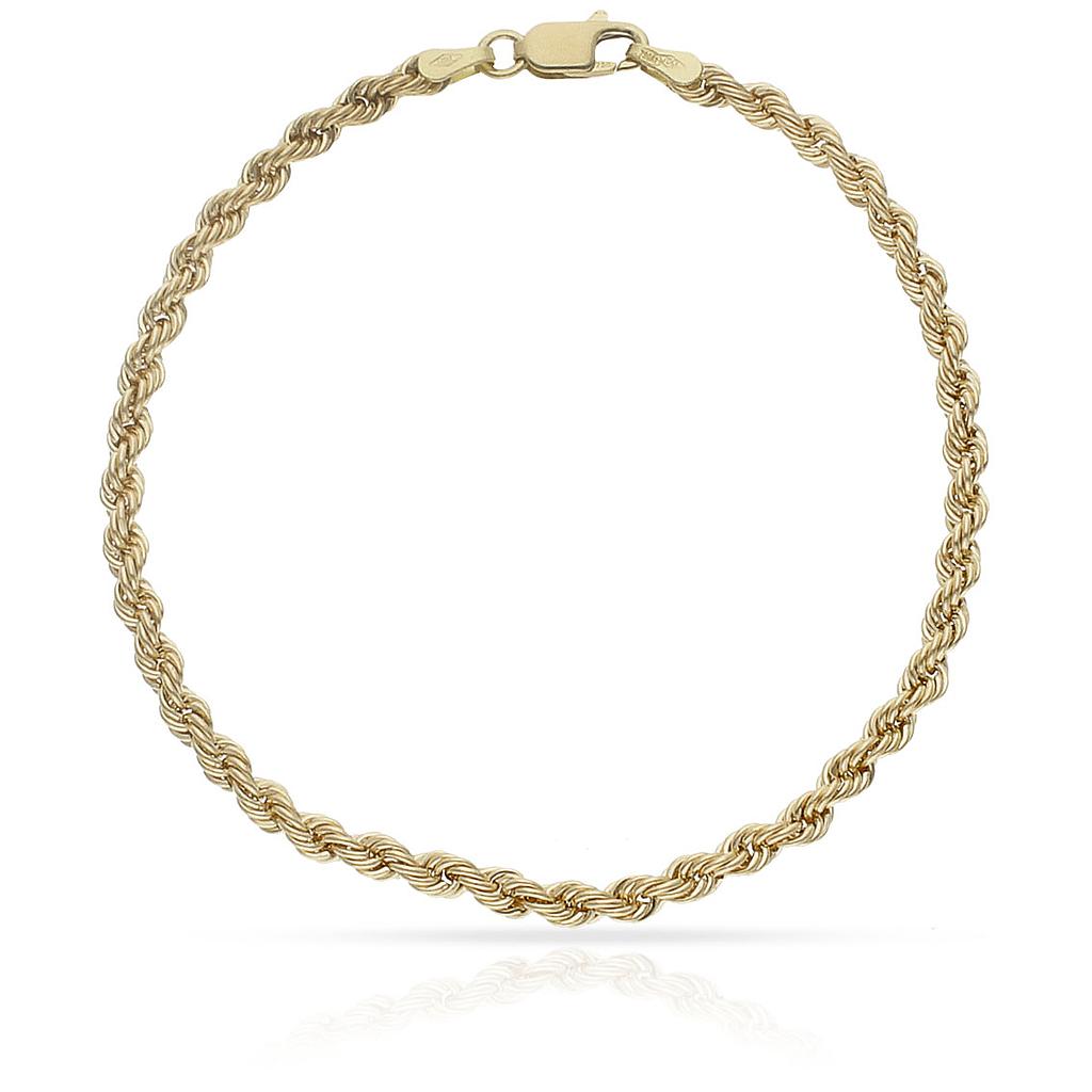 PULSERA ORO 18KL SALOMONICA - 3.3 MM - Peso: 2.85 gr 