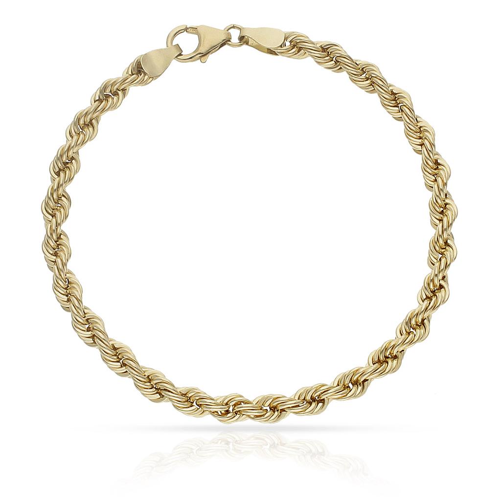 PULSERA ORO 18KL SALOMONICA - 4.35 MM - Peso: 5.55 gr 