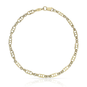 PULSERA ORO 18KL TALLADA - 3.50MM - Peso: 3.25 gr 