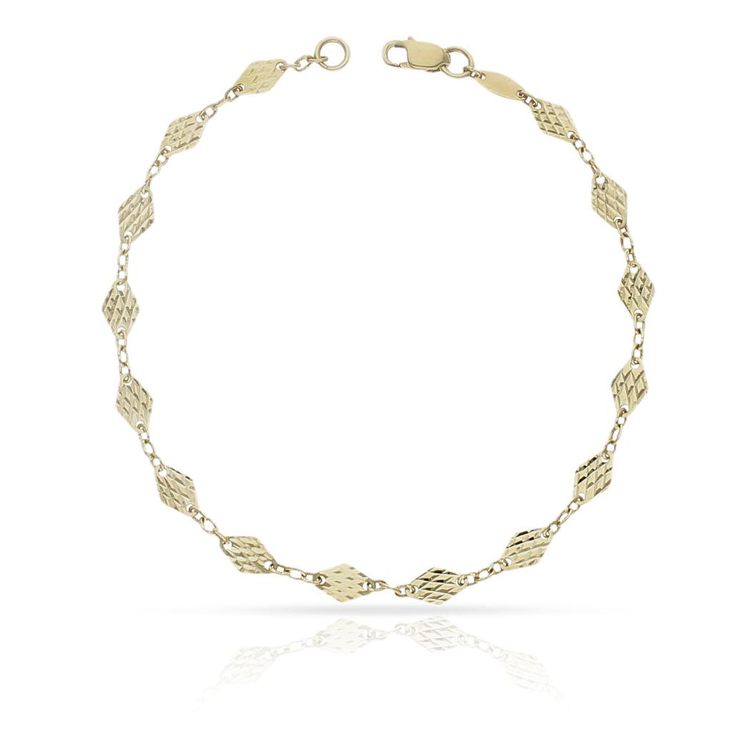 PULSERA ORO 18KL TALLADA - 4.50MM - Peso: 2.40 gr 