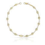 PULSERA ORO 18KL TALLADA - 4.50MM - Peso: 2.45 gr 