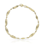 PULSERA ORO 18KL TALLADA - 4MM - Peso: 2.65 gr 