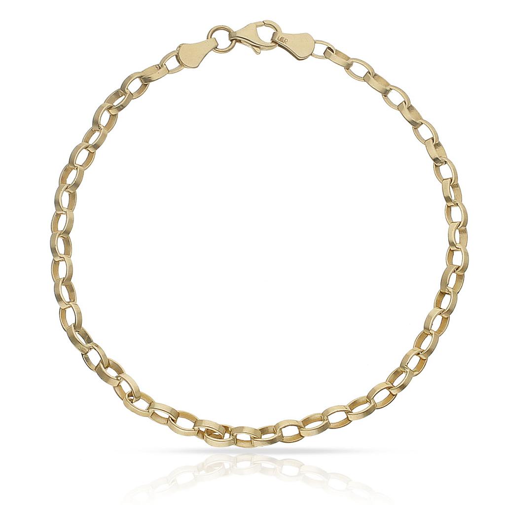 PULSERA ORO 18KL TALLADA - Peso: 4.15 gr 
