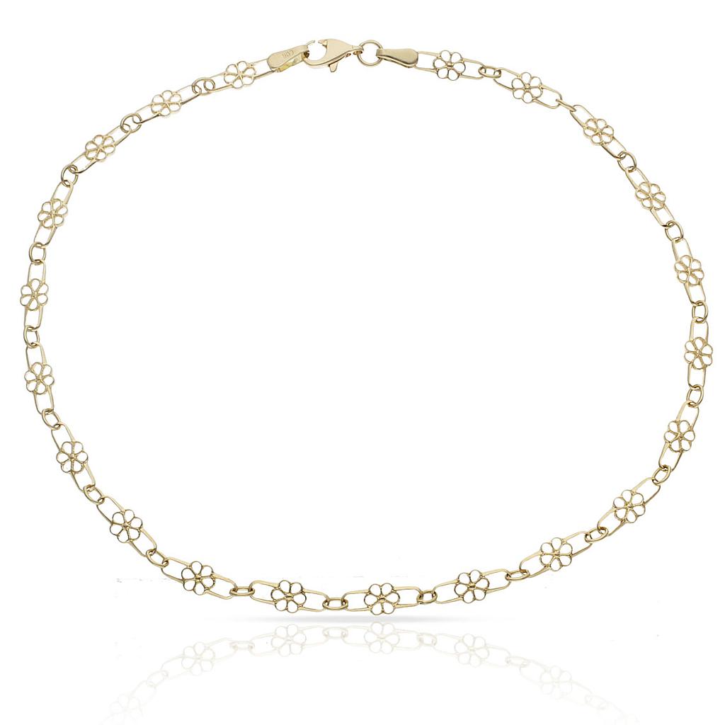 PULSERA ORO 18KL TOBILLERA - Peso: 5.00 gr 