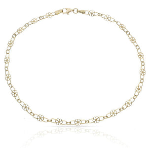 PULSERA ORO 18KL TOBILLERA - Peso: 5.00 gr 