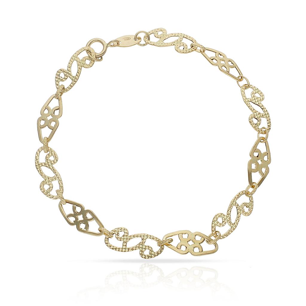 PULSERA ORO 18KL TROQUELADA - Peso: 2.25 gr 