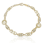 PULSERA ORO 18KL TROQUELADA - Peso: 3.00 gr 