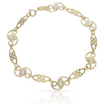 PULSERA ORO 18KL TROQUELADA - Peso: 3.35 gr 